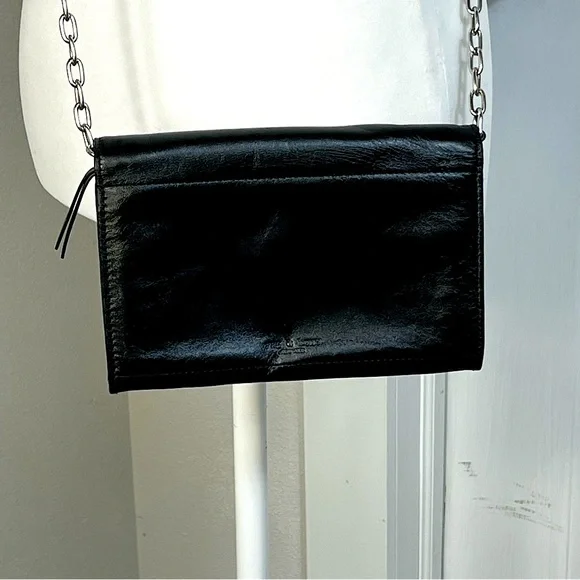 NWOT RAG & BONE Women’s ATLAS Leather Wallet On A Chain Minimalist Premium Brand - Picture 4 of 13